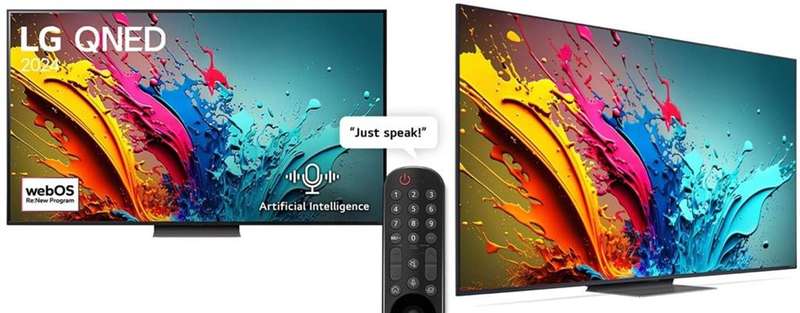 LG 65 inch QNED 86 series UHD ThinQ AI Smart TV