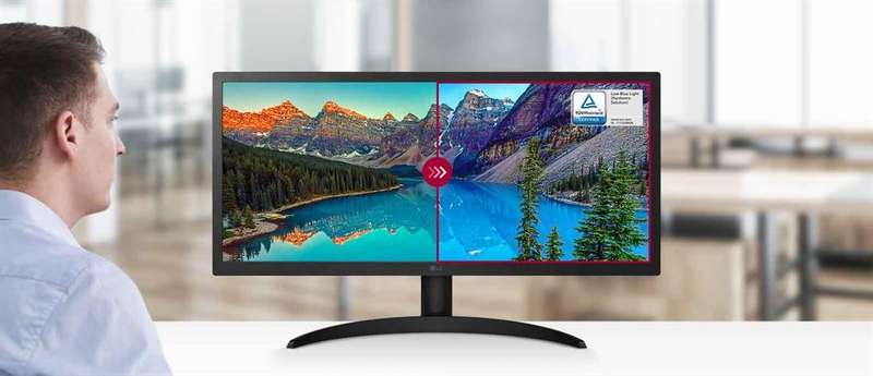LG 26WQ500-B 25.7 inch UltraWide FHD HDR10 with AMD FreeSync IPS Monitor - 21:9 HD Format