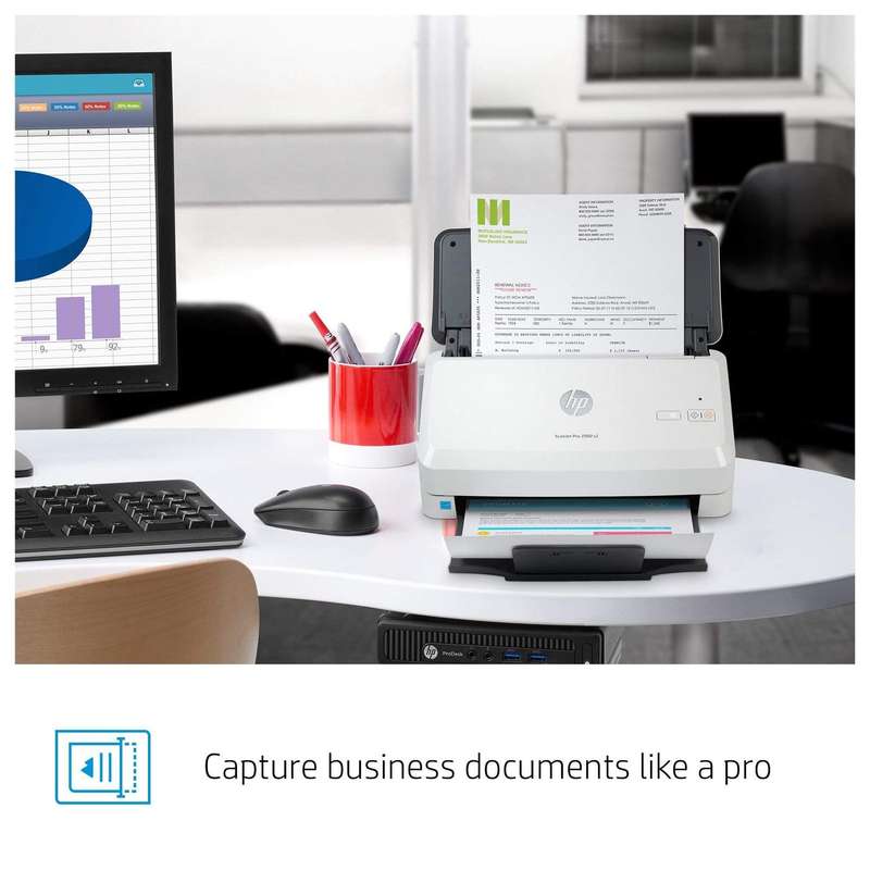 HP ScanJet Pro 2000 s2 Up to 35 ppm 600 x 600 dpi A4 Sheet-fed Scanner