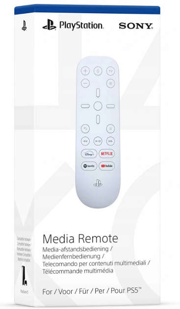 PlayStation 5 Hardware - PS5 Media Remote - Glacier White