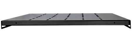 Intellinet 19 inch Fixed Shelf - 1U 550 mm Depth Black