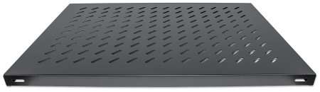 Intellinet 19 inch Fixed Shelf - 1U 700 mm Depth Black