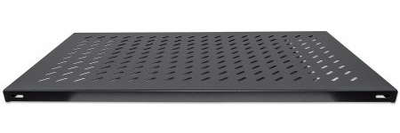 Intellinet 19 inch Fixed Shelf - 1U 900 mm Depth Black