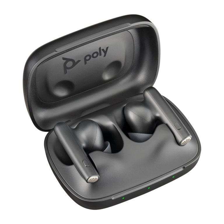 Poly Voyager Free 60 UC Earbuds with Basic Charge Case and BT700 USB-A Adapter