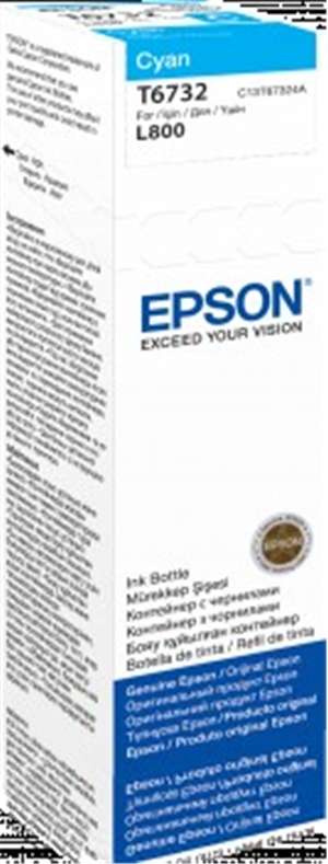 Epson Ink Bottles Cyan 70ml EcoTank L800 /810 / 850 / 1800
