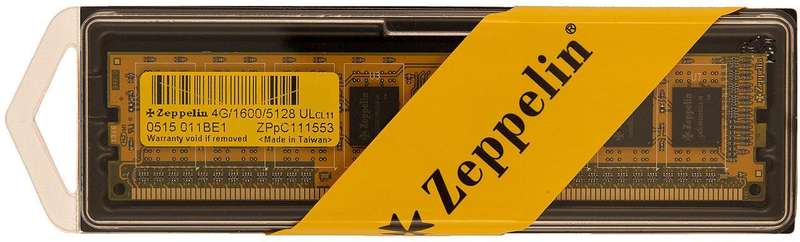 Zeppelin 8GB DDR3 1600MHz Dimm Memory Module 8G/ZEP/1600