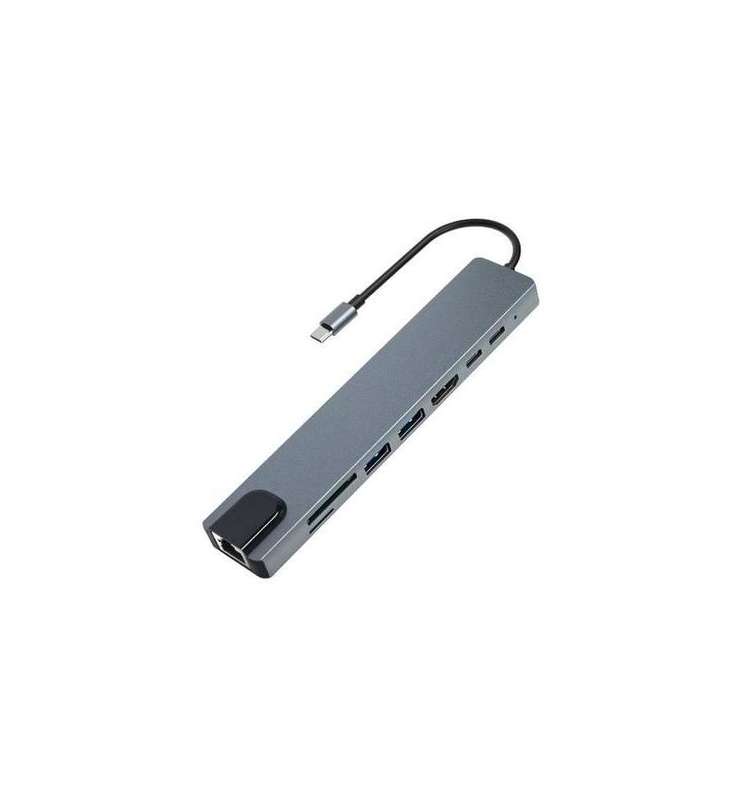 USB Type C 8 in 1 Dock