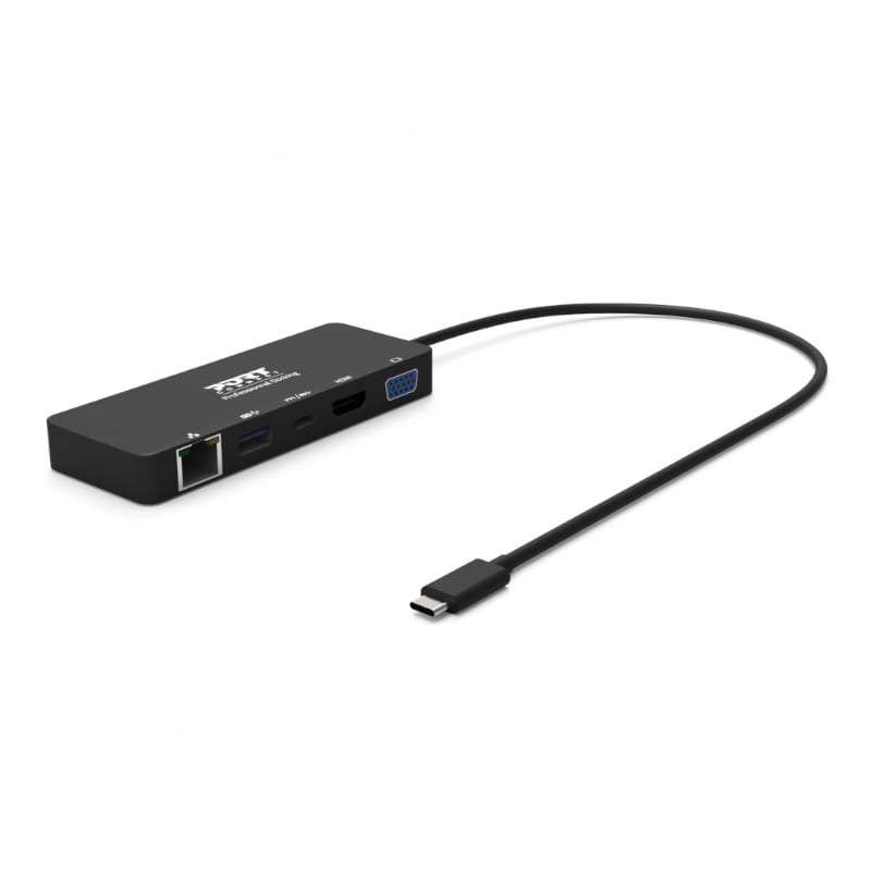 Port USB Type-C to 1 x RJ45|1 x USB3.0 SS|1 x Type-C 85W PD|1 x HDMI2.0|1 x VGA 30cm Cable Dock -...