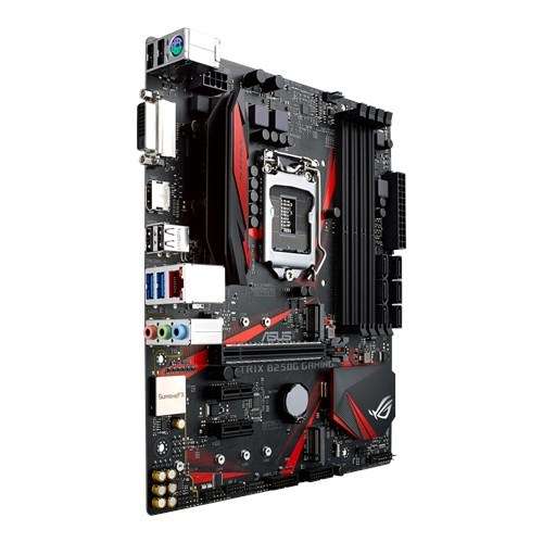 ASUS - ROG STRIX B250G GAMING LGA1151 DDR4 HDMI DVI M.2 Micro-ATX Motherboard with USB 3.1