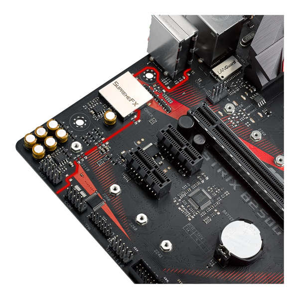 ASUS - ROG STRIX B250G GAMING LGA1151 DDR4 HDMI DVI M.2 Micro-ATX Motherboard with USB 3.1