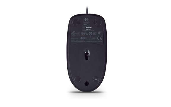Logitech M90 Corded USB Mouse Grey