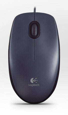 Logitech M90 Black Corded Mouse