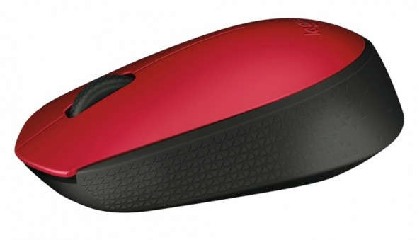 Logitech M171 Wireless Mouse - Red