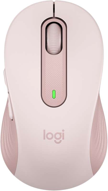 Logitech Signature M650 Wireless Mouse - Rose - Bluetooth