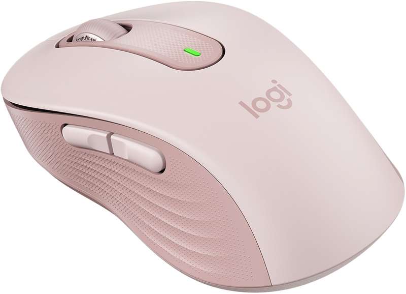 Logitech Signature M650 Wireless Mouse - Rose - Bluetooth