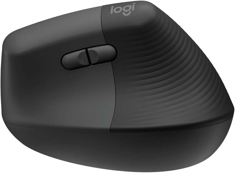 Logitech Lift vertical Ergonomic Mouse - Graphite - 2.4GHz / Bluetooth