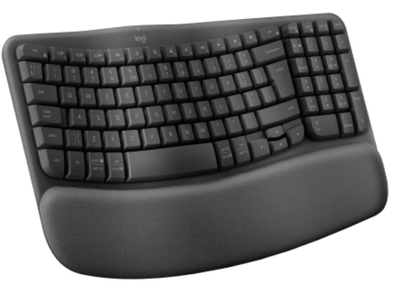Logitech Wave Keys Wireless Ergonomic Keyboard