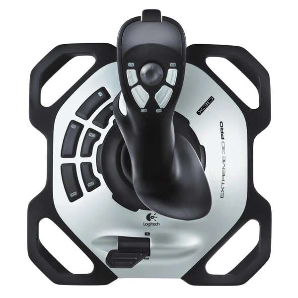 Logitech Extreme 3D Pro Joystick PC Digital USB 2.0 Black and White