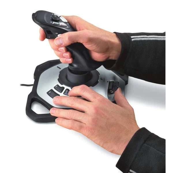 Logitech Extreme 3D Pro Joystick PC Digital USB 2.0 Black and White