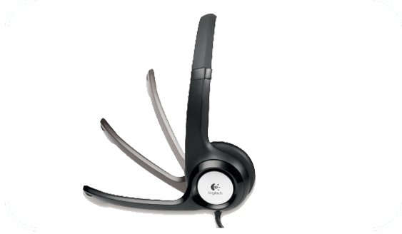 Logitech Headset H390 Black USB Stereo Internet headset