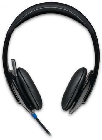 Logitech Headset H540 USB Headset Laser Tuned Drivers Comfortable Padding On Ear Audio Controls  ...
