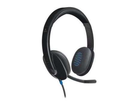Logitech Headset H540 USB Headset Laser Tuned Drivers Comfortable Padding On Ear Audio Controls  ...