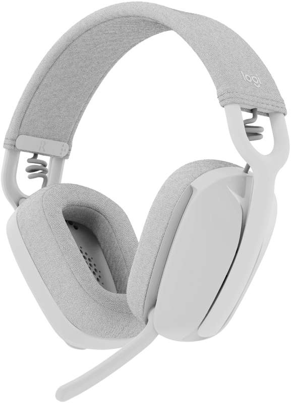 Logitech Zone Vibe 100 Wireless Headphones - Bluetooth - Off-White