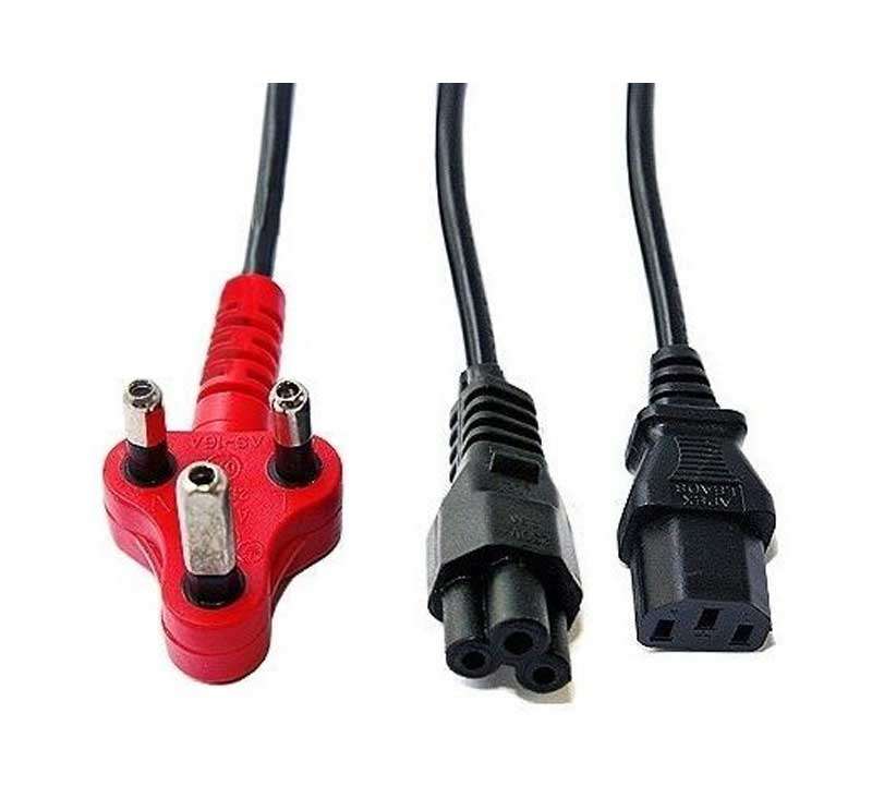 POWER Cable 3m 2 Way (1x IEC Female &amp; 1x Clover)
