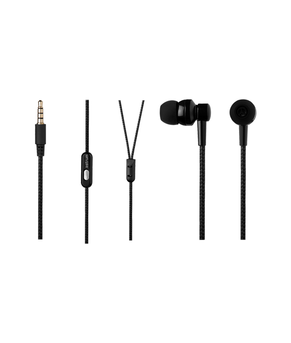Astrum EB250 Stereo Earphone Electro Painted Black