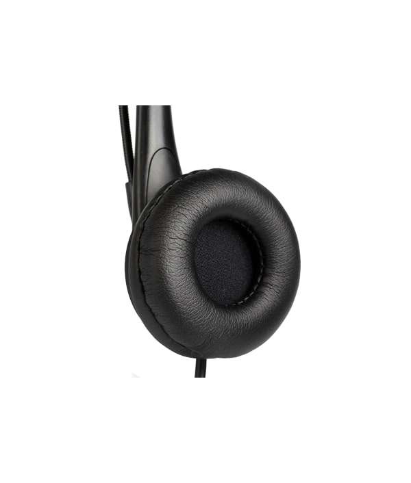 Astrum HS750 Headset Flexi Mic USB Pouch Black