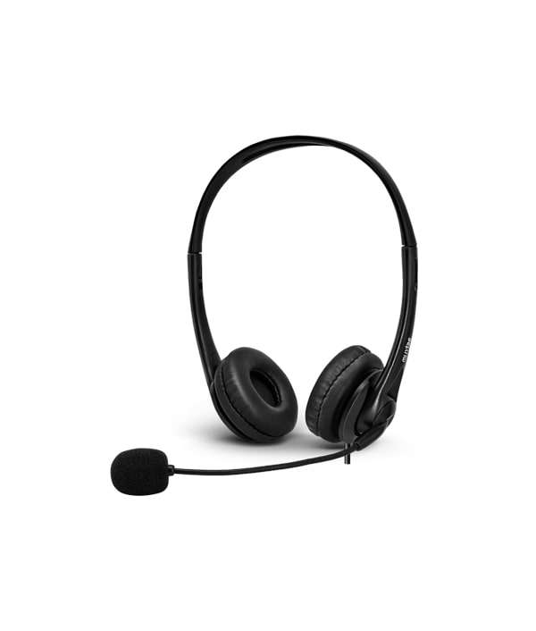 Astrum HS750 Headset Flexi Mic USB Pouch Black