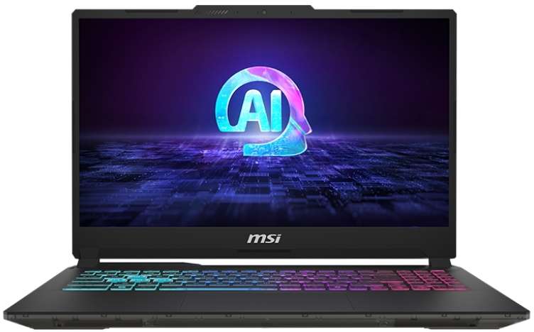 MSI Cyborg 15 AI A1VEK Core Ultra Notebook Core Ultra 7 155H 4.8GHz 16GB 512GB