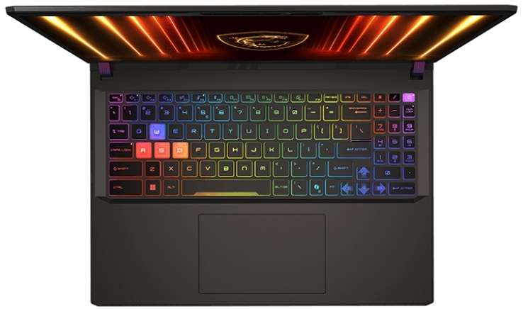 MSI Vector 16 HX AI A2XWHG Core Ultra 2 Notebook Ultra 9 275HX 5.4GHz 32GB 1TB