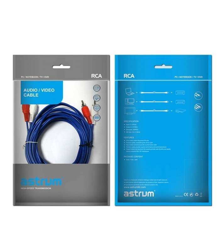 Astrum Aux RCA Cable 3.0 Meters