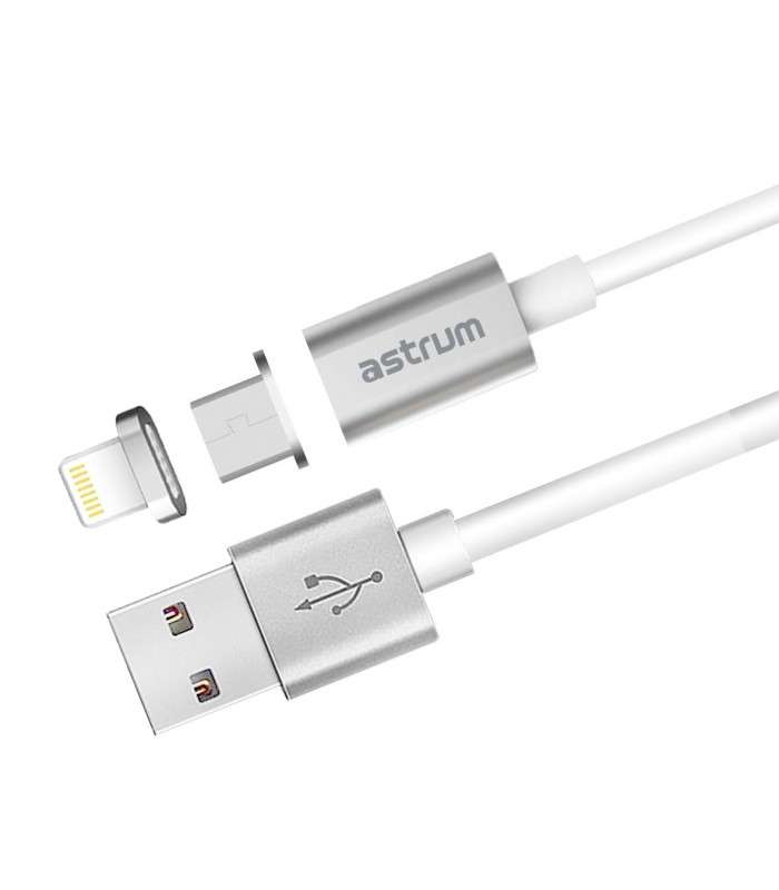 Astrum UM350 Magnetic Micro USB / 8pin Cable