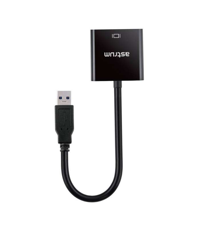 Astrum DA550 USB 3.0 Male to VGA M-F Active Adapter
