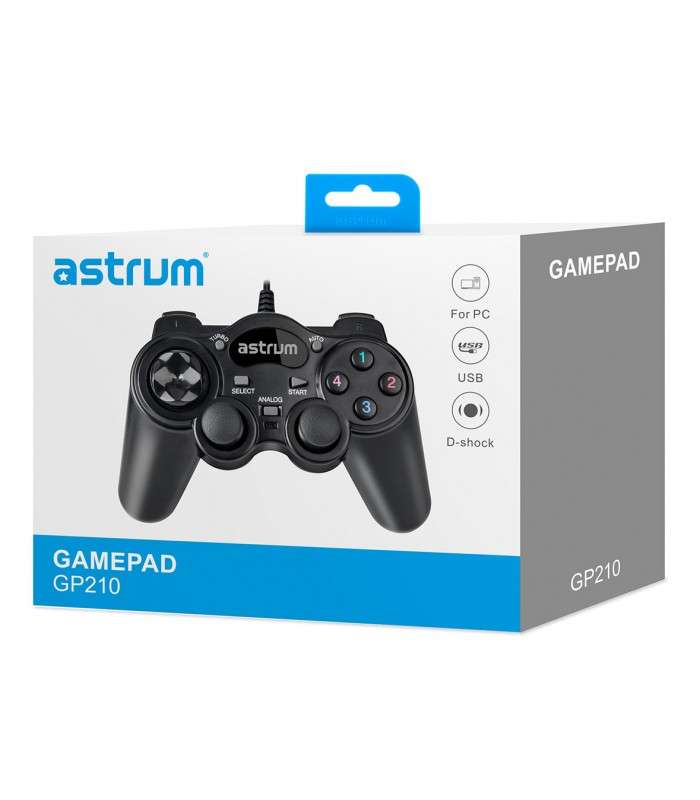 Astrum GP210 Gamepad Dual Vibration Analog for PC
