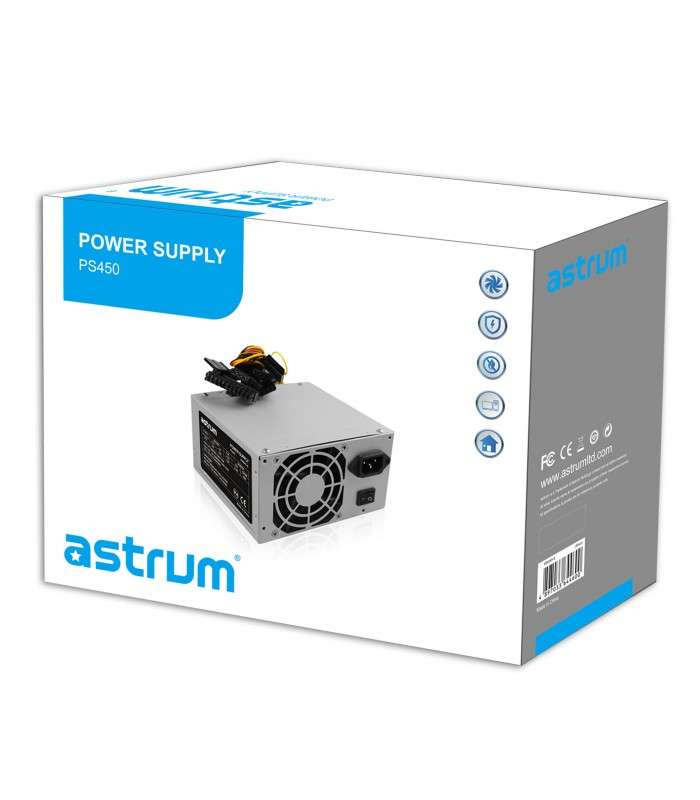 Astrum PS450 230W 24-Pin ATX Power Supply