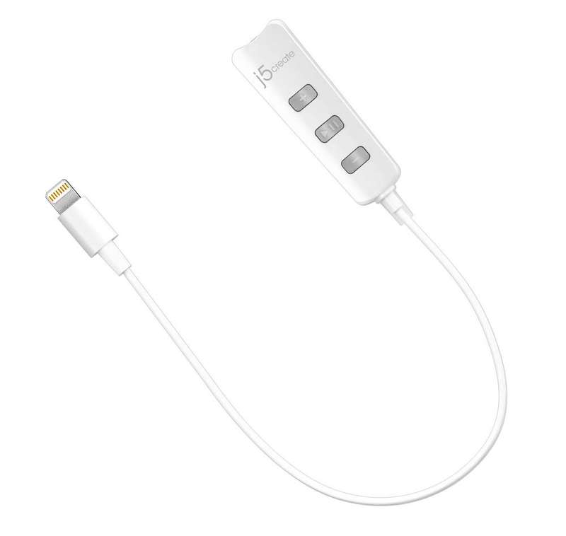 JLA160 Premium Audio Adapter with Lightning Connector White