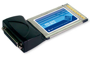 Sunix CBS2009: 2 x RS232 serial port cardbus / pcmcia adapter