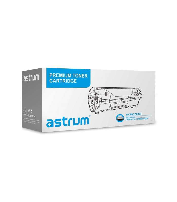 Astrum C701C Toner Cartridge for FOR CANON 701 / IP3960 Cyan