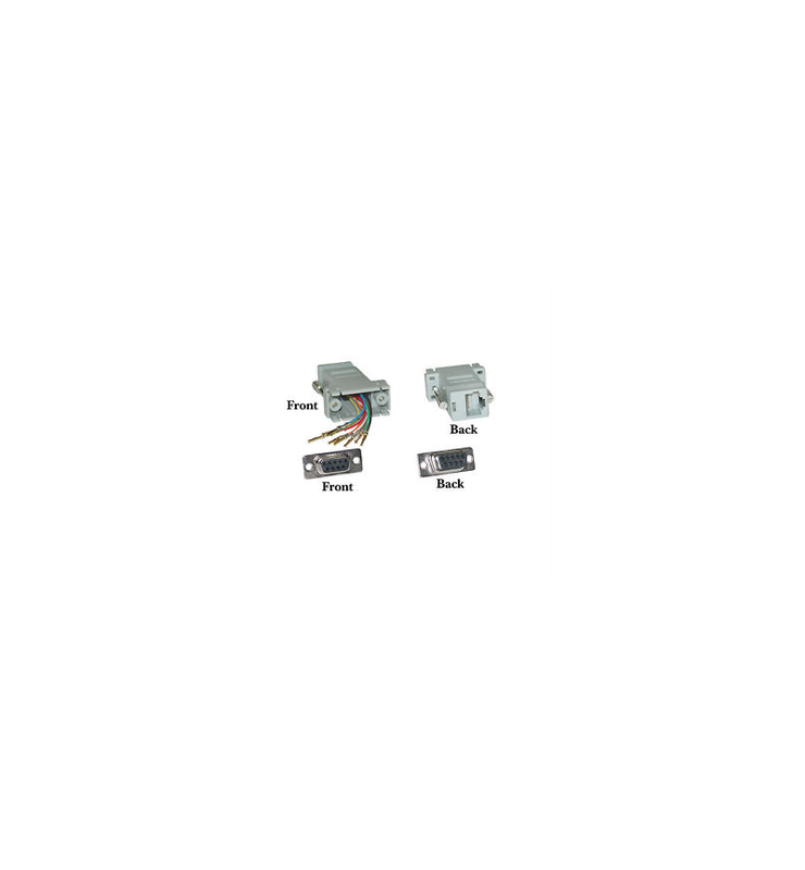RS232 9PIN Female Serial to RJ45 Convert