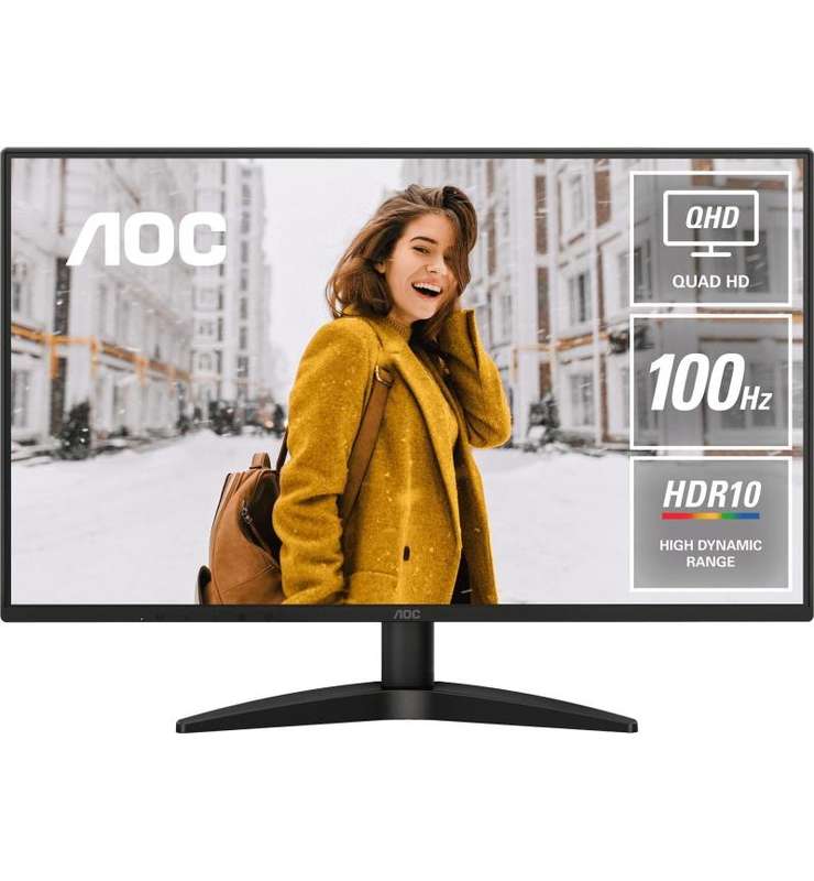 AOC 27 inch IPS QHD 1920X1080 100HZ HDMI 3YW