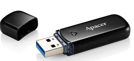 Apacer 512GB AH355 Black USB 3.2 Flash Drive