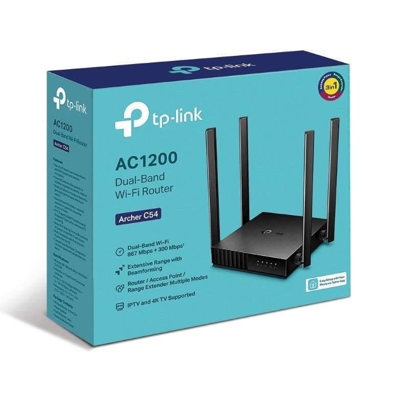 TP-Link Archer C54 AC1200 Dual Band Wi-Fi Router