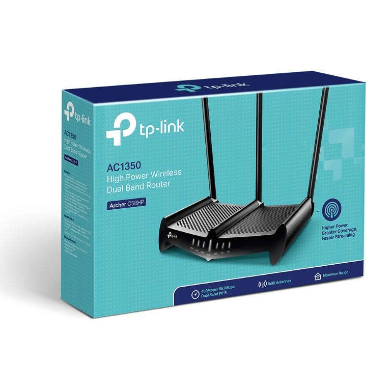 TP-Link Archer C58HP AC1350 High Power Dual-Band Wi-Fi Router