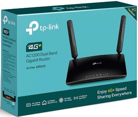 TP-Link 4G+ Cat6 AC1200 Wireless Dual Band Gigabit Router