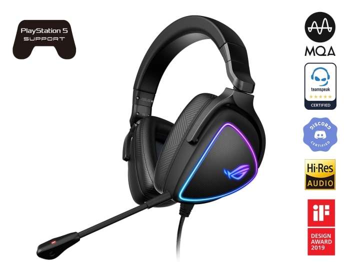 Asus ROG Delta S Wired USB 2.0/Type-C AI Noise Cancelling Microphone Virtual 7.1 RGB 300 g