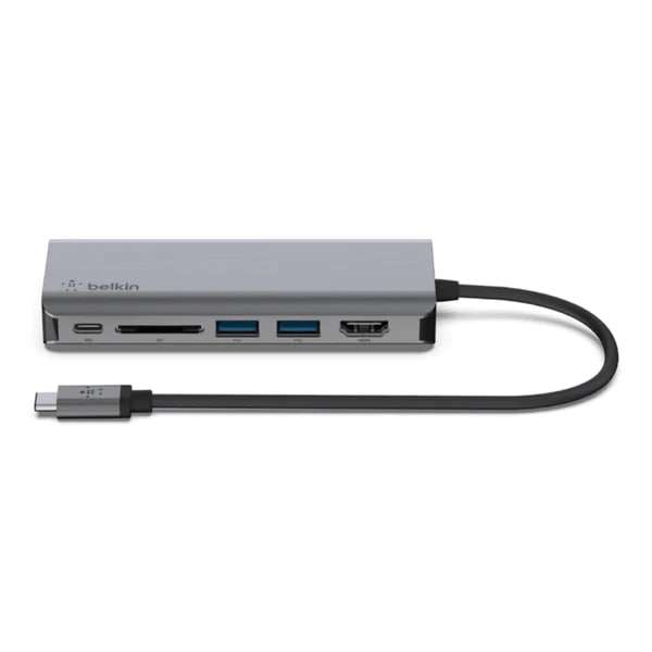Belkin Connect USB-C PD 6-in-1 Multiport Adapter - AVC008BTSGY