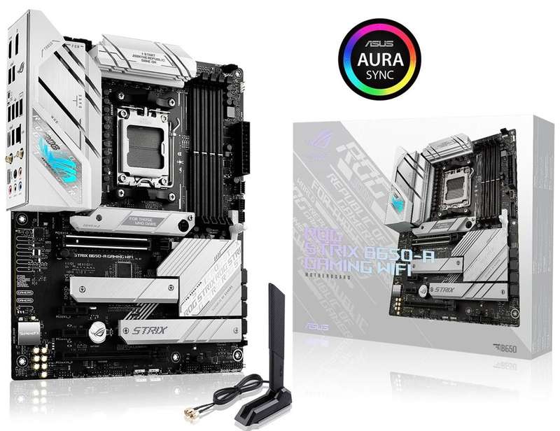 Asus ROG Strix B650-A Gaming WiFi B650 Chipset AMD Ryzen 7000 Series AM5 Socket